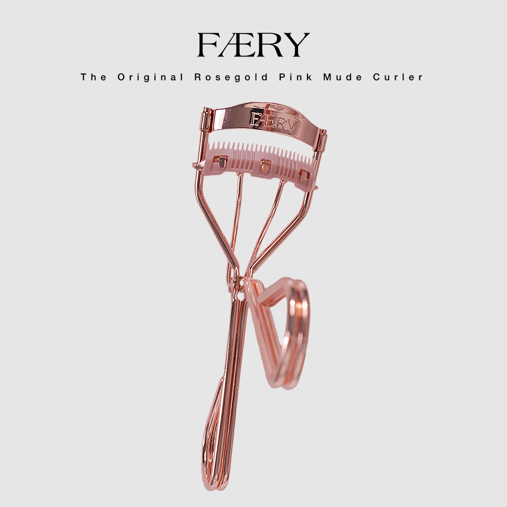 FAERY Curl Up Comb Rose gold Eyelash Curlers Natural Lasting Tool | Pengepit Bulu Mata