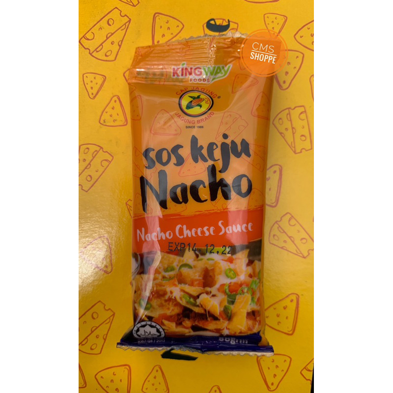 SOS KEJU NACHO 50gram (Macam sos KFC tu?!! ) | NACHO CHEESE KETCHUP | Cap Jagung | Jagung Brand