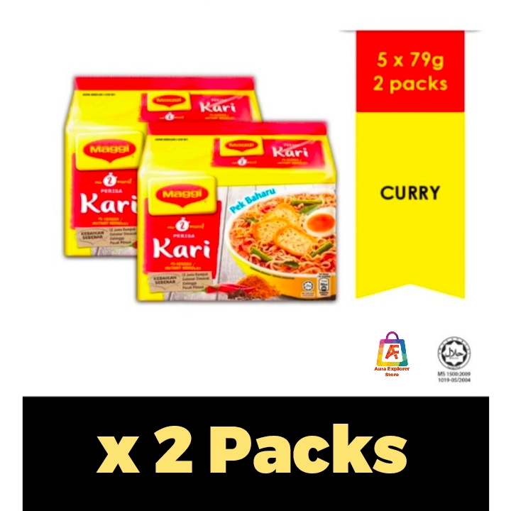 MAGGI Two Minute Curry (79g x 5pcs) x2