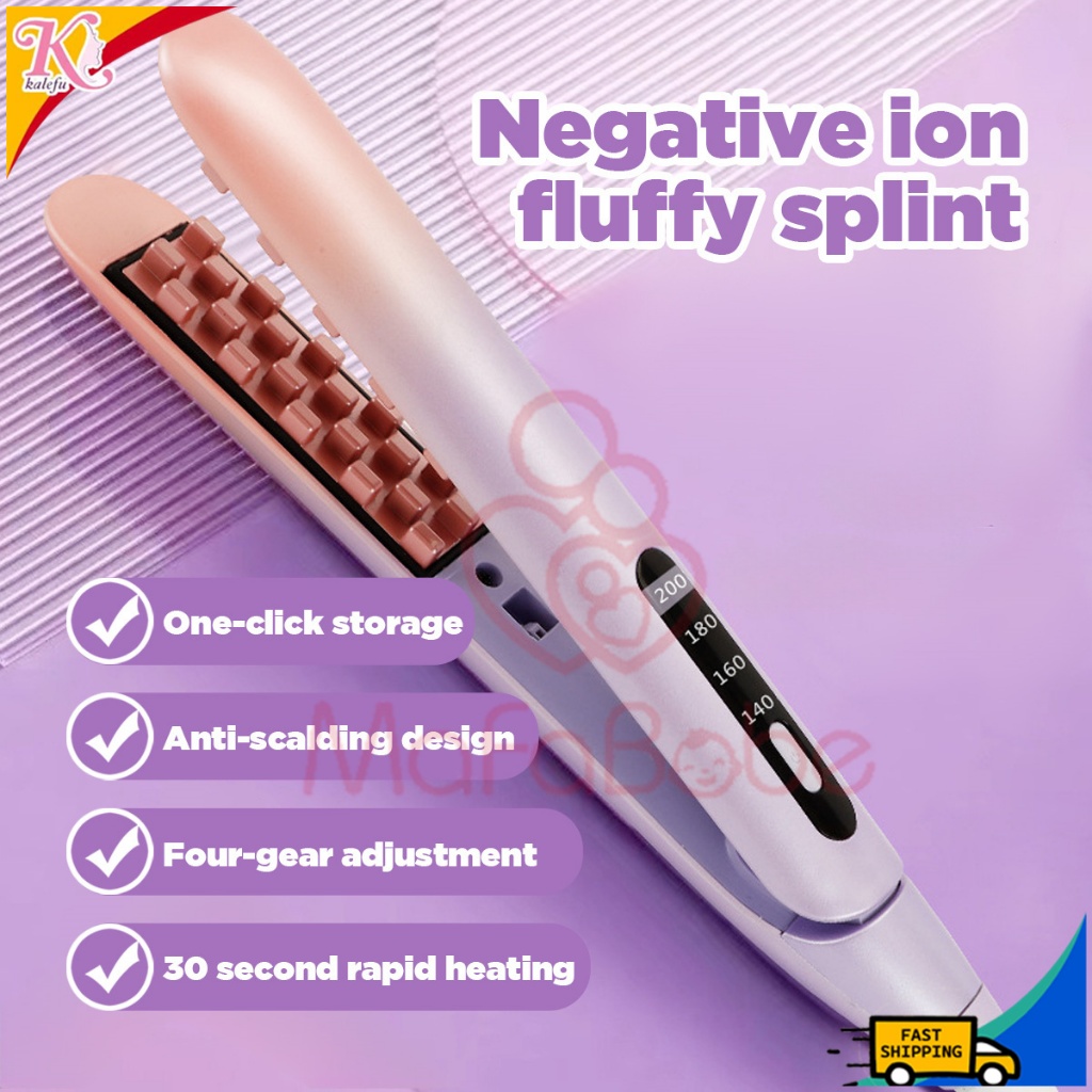 Mafababe  3D fluffy curling iron wet and dry curling iron curly hair styling tool fluffy curling iron curling iron