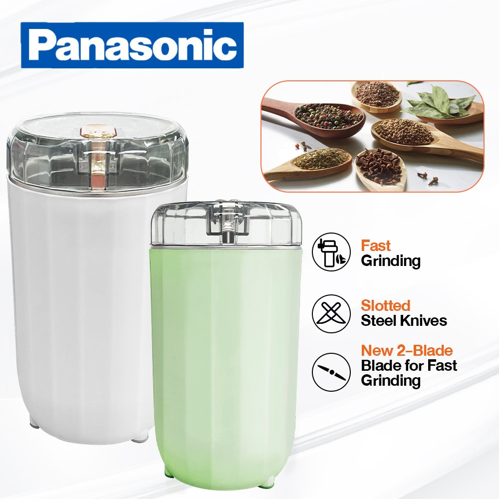 Panasonic Coffee Grinder Spices Grinder Portable Grinder Electric Stainless Steel 6 Sharp Blades For Kitchen & Office