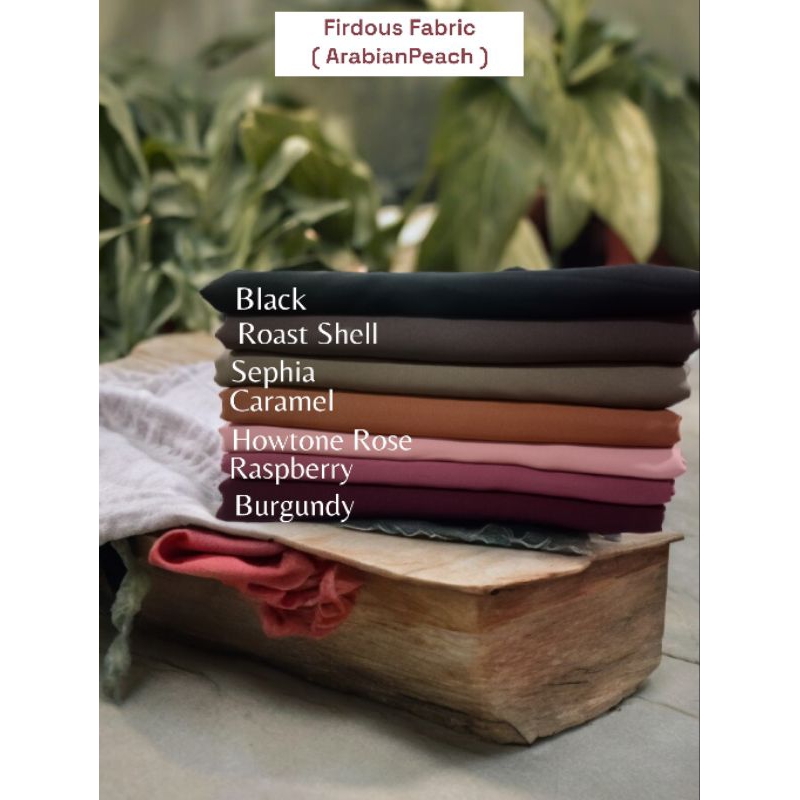 Firdous fabric ( ARABIAN PEACH )