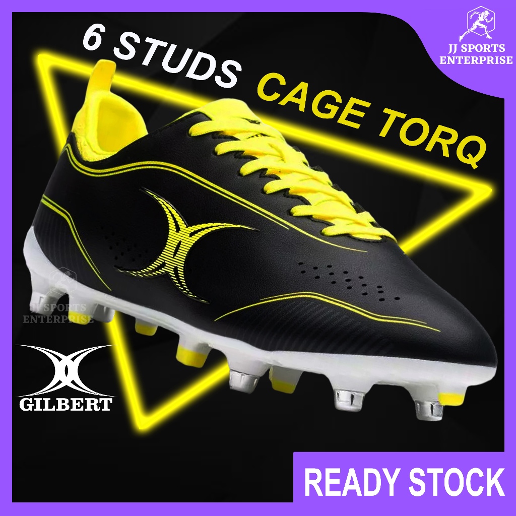 Gilbert Cage Torq Rugby Boots (6 Studs) Kasut Ragbi