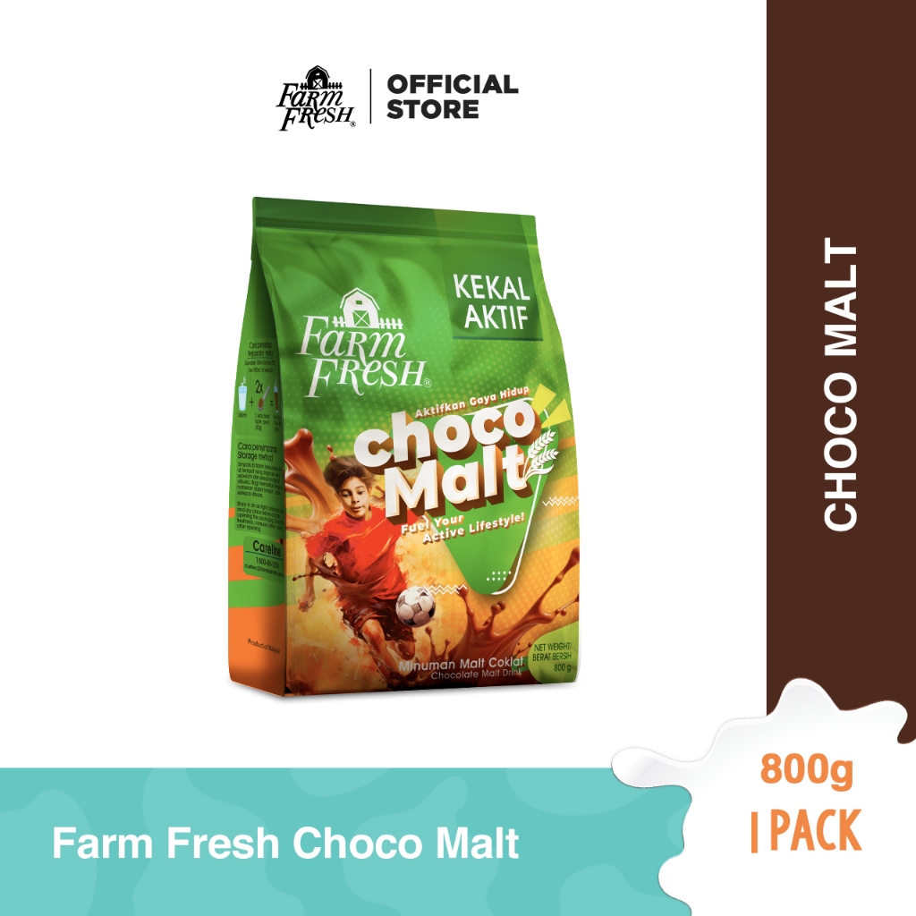 Farm Fresh Choco Malt Powder 800g x 1 Pack