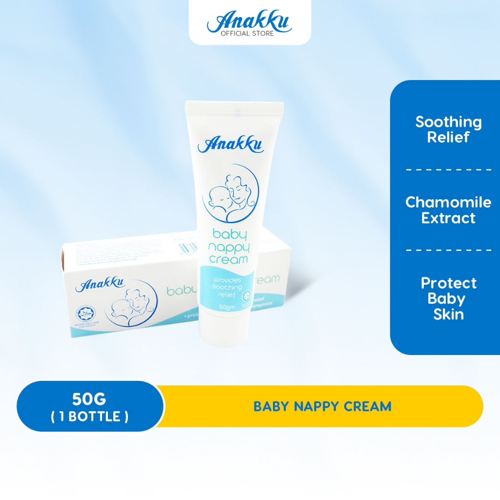 Anakku Baby Nappy Cream Krim Bayi Ruam Lampin 50g NC50