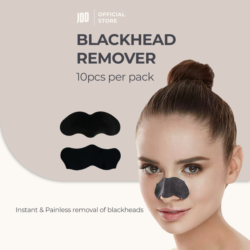 10PCS Peel Off Blackhead Mask Whitehead Nose Pore Strips Black Head Remover 鼻黑头贴