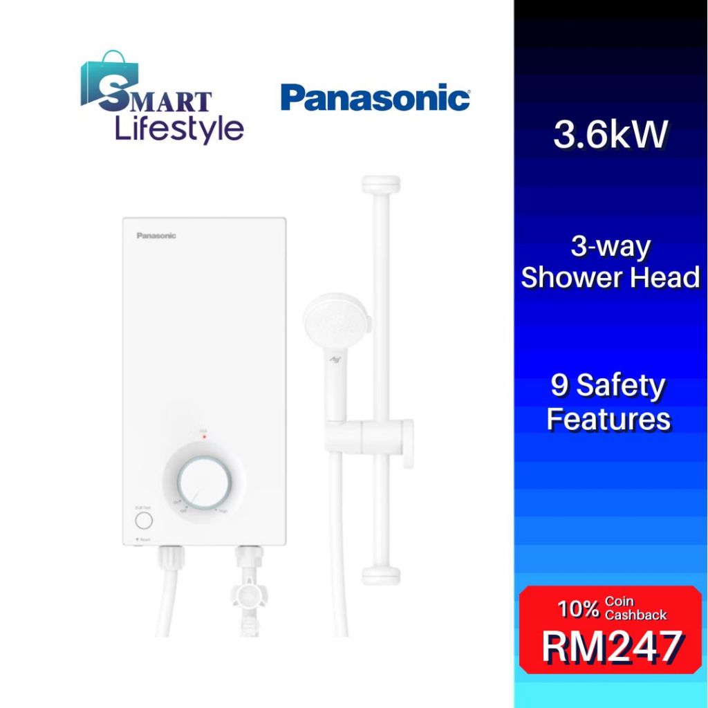 Panasonic / Toshiba Standard Series Home Shower No Pump DH-3VS1MW / 38S5MW