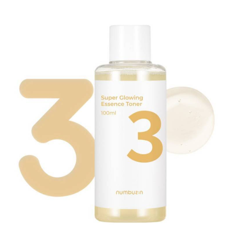 Numbuzin No.3 Super Glowing Essence Toner (100ml)