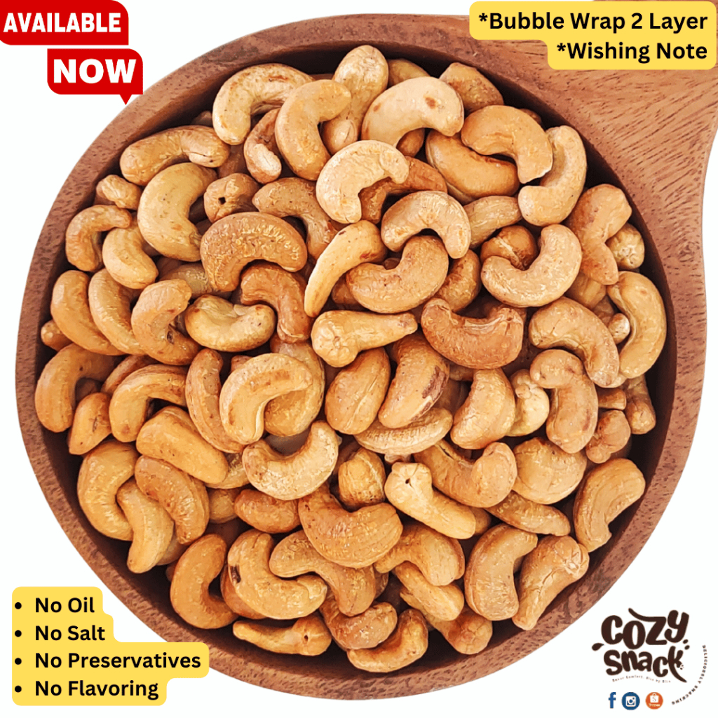 200g - Roasted Cashew Nut - Gajus Panggang - Healthy Nuts