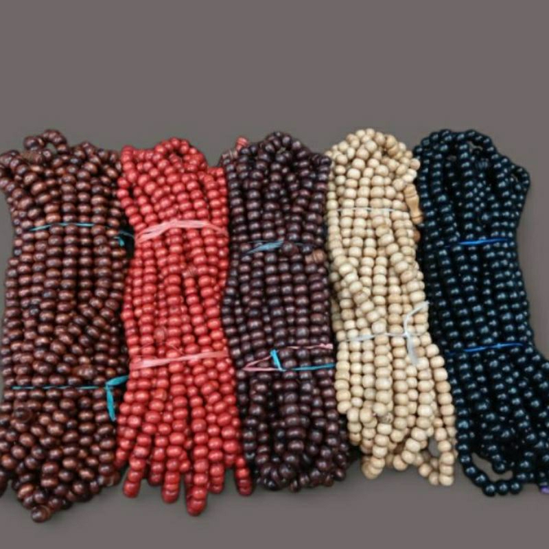 TASBIH KAYU KOKON (7MM 1000 BIJI) ORIGINAL ASAL DARI INDONESIA