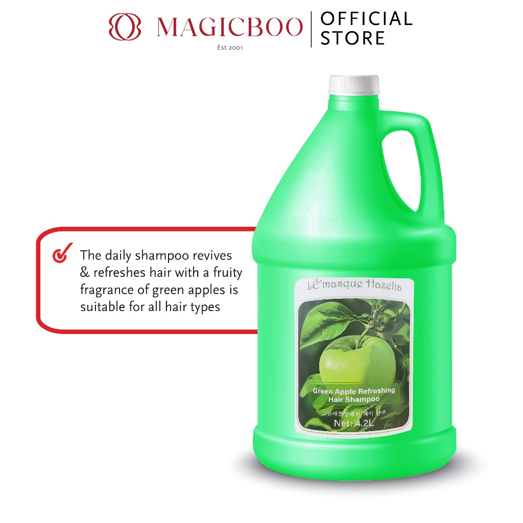 Magicboo Lemasque Green Apple Refreshing Hair Shampoo