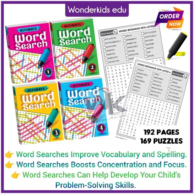 Ultimate Word Search Book | Brain Boosting | Word Game | Crossword Puzzle | Puzzle Book | Hobbies