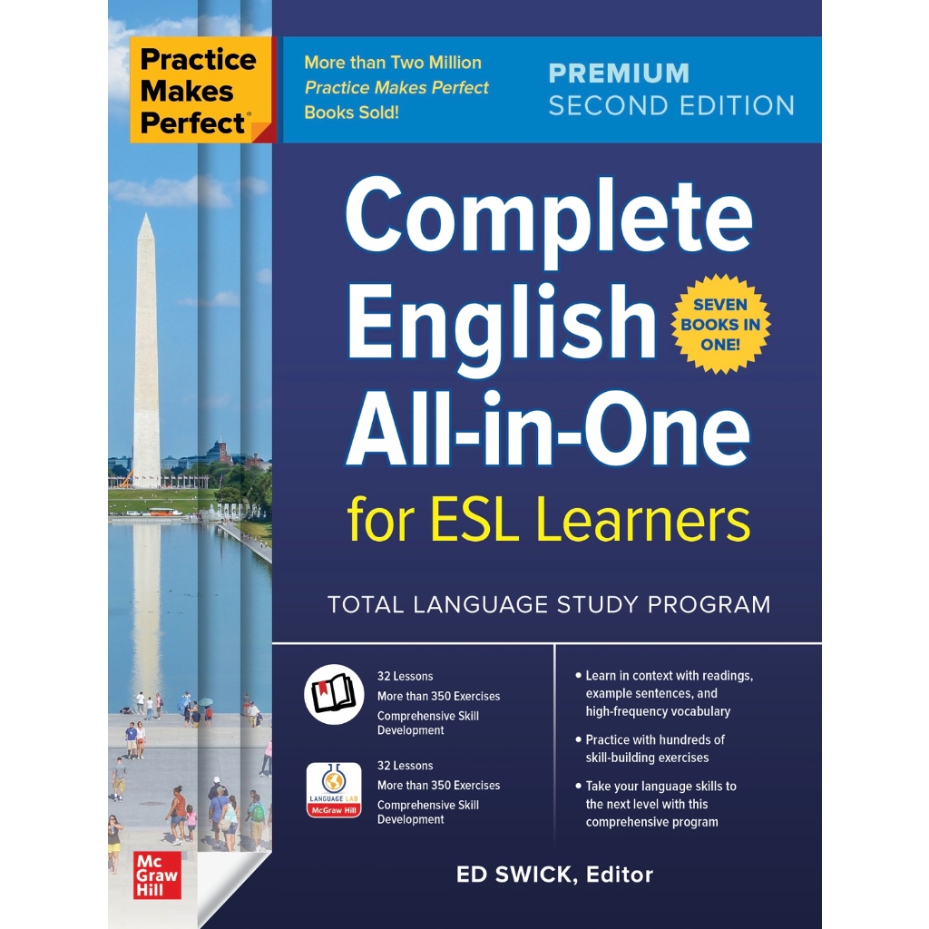 (eBook PDF) Practice Makes Perfect: Complete English All-in-One for ESL Learners
