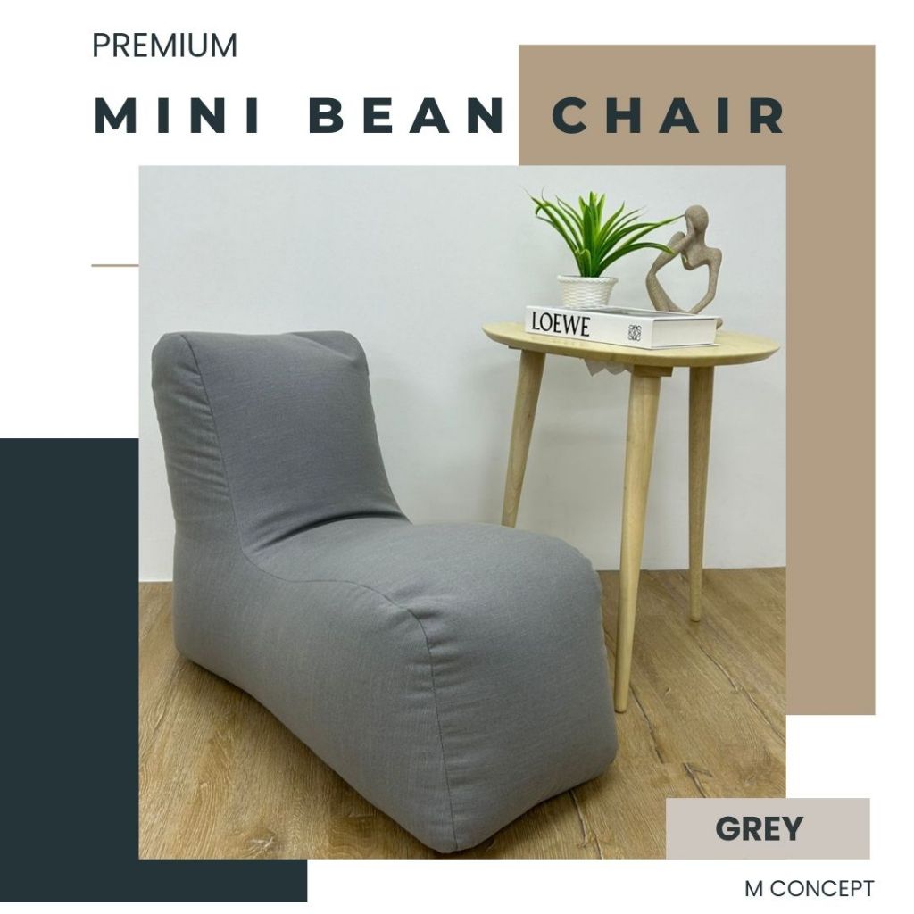 New Arrival **M CONCEPT Premium Mini Kid's Bean Chair/Cute new bean bag style chair-White/Grey/Beige