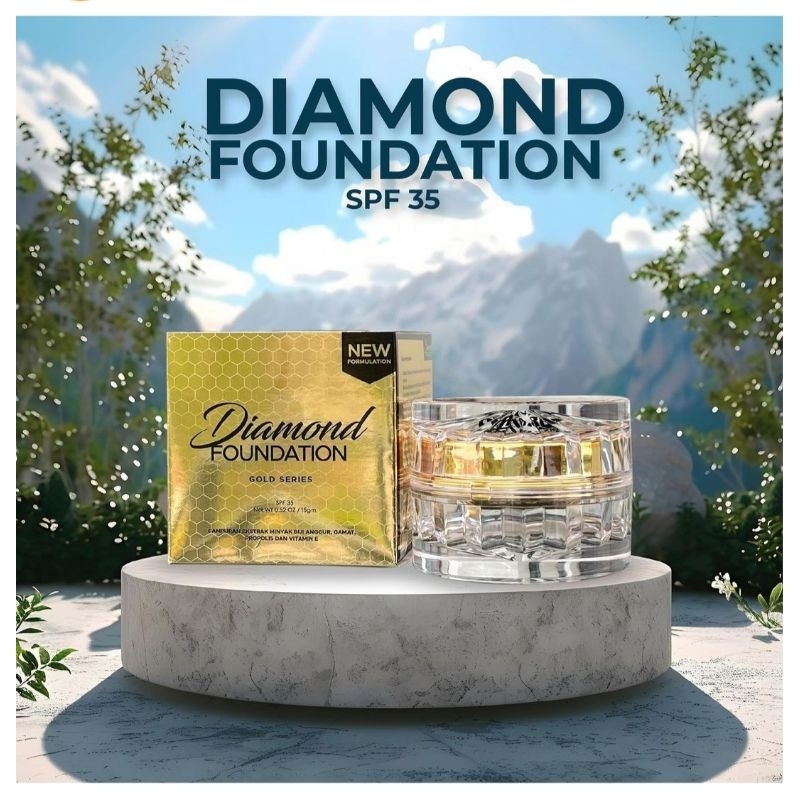 DHERBS NEW DIAMOND FOUNDATION AND GLASS SKIN TWO POWDER BY ALIFF SYUKRI TERLAJAK LARIS