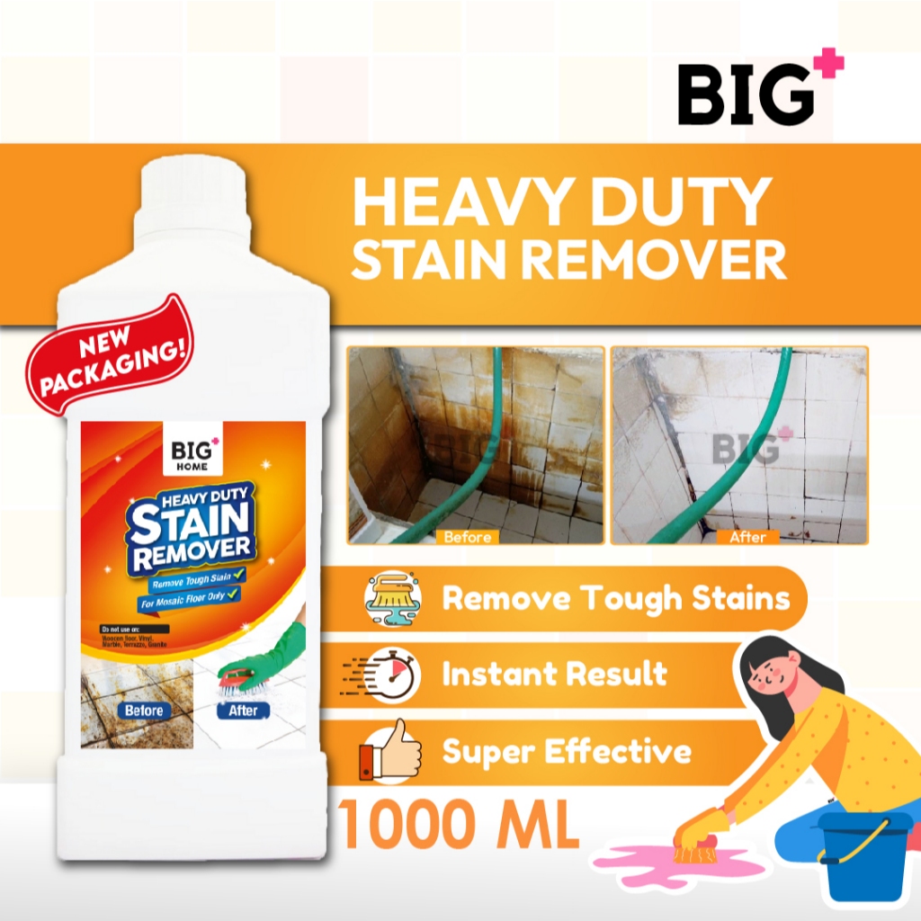 BIG+ Heavy Duty Stain Remover Toilet Bowl Floor Bathroom Cleaner Cement Tile Mop Sabun Lantai Badang