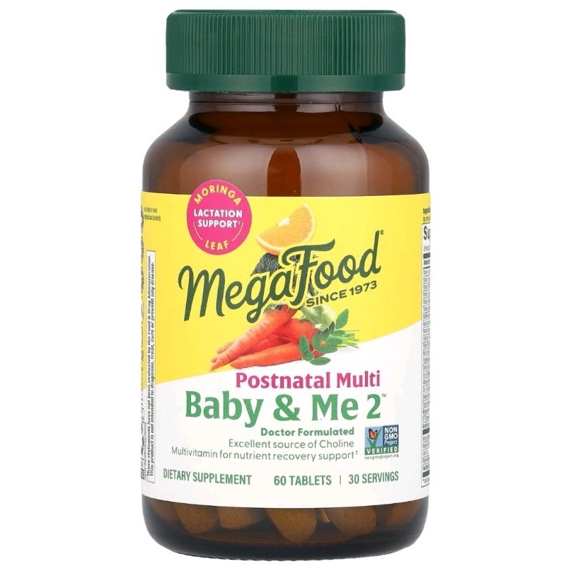 MegaFood, Baby & Me 2™, Postnatal Multi, 60/120 Tablets