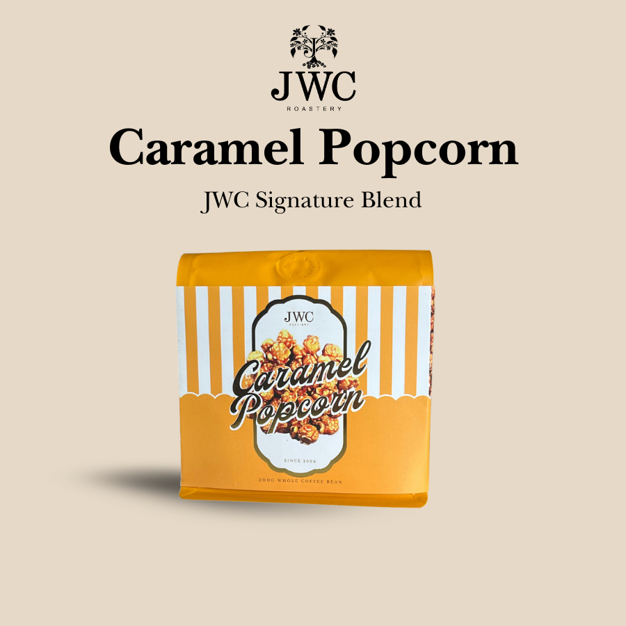 JWC Signature Blend : Caramel and Popcorn - Coffee BeanWholeBeanGroundCoffeeFresh Roast100%Arabica