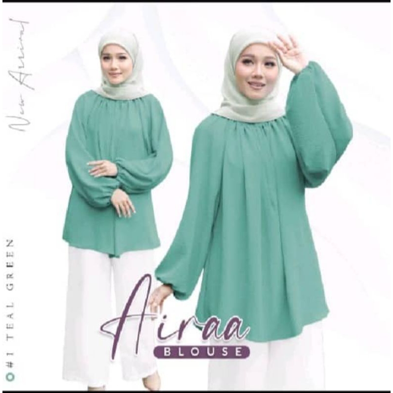 ZOYA BLOUSE KAIN CEY IRONLESS FREE SIZE today to your Islamic Clothing collection!