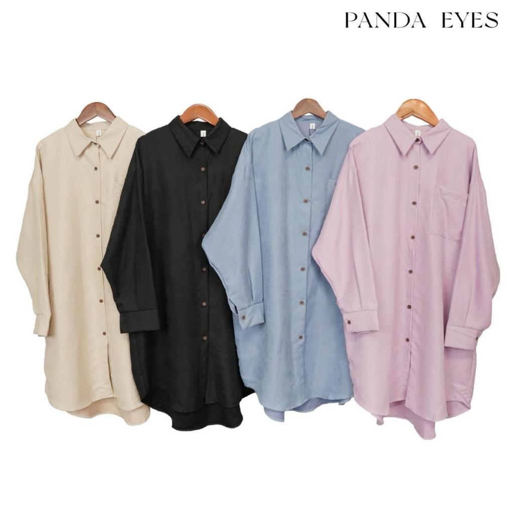 PANDA EYES Kemeja Corduroy Labuh CLO-CNCX7151BL