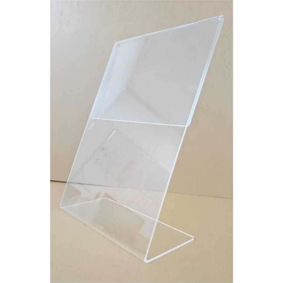 Acrylic L Shape Display Stand A4,A5,A6 Size/Acrylic Displsy Stand Transparent