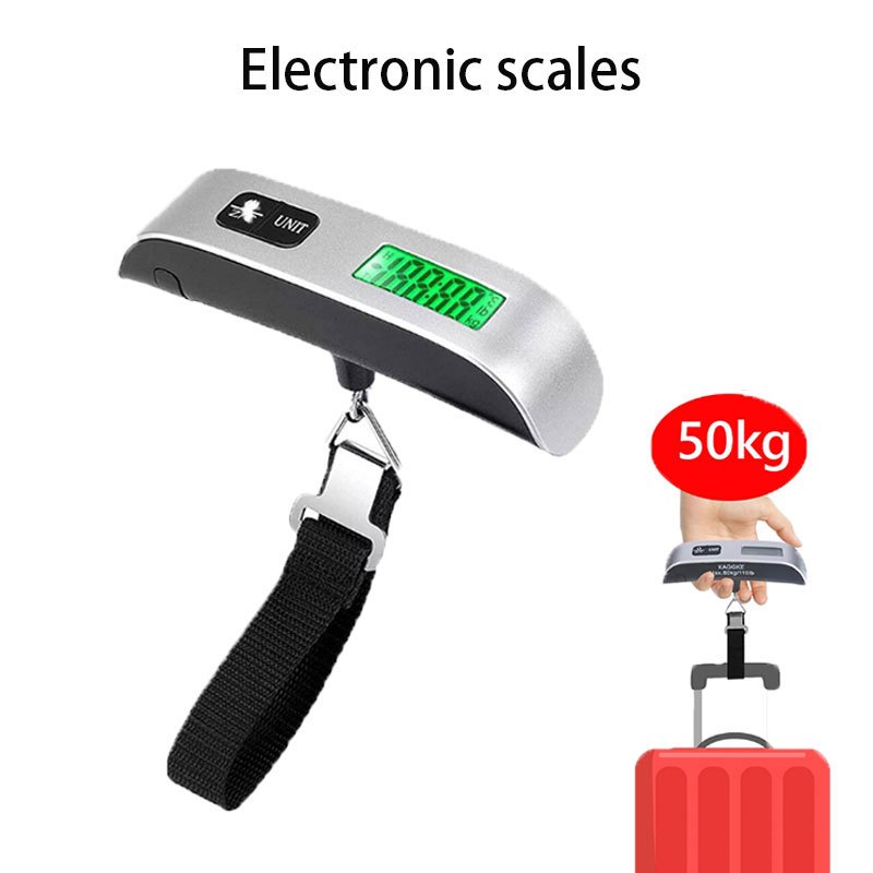 Travel Scale 50kg/110lb Luggage Scale Electronic Digital Scale Portable Handheld Suitcases Hanging Scale Weight 行李秤