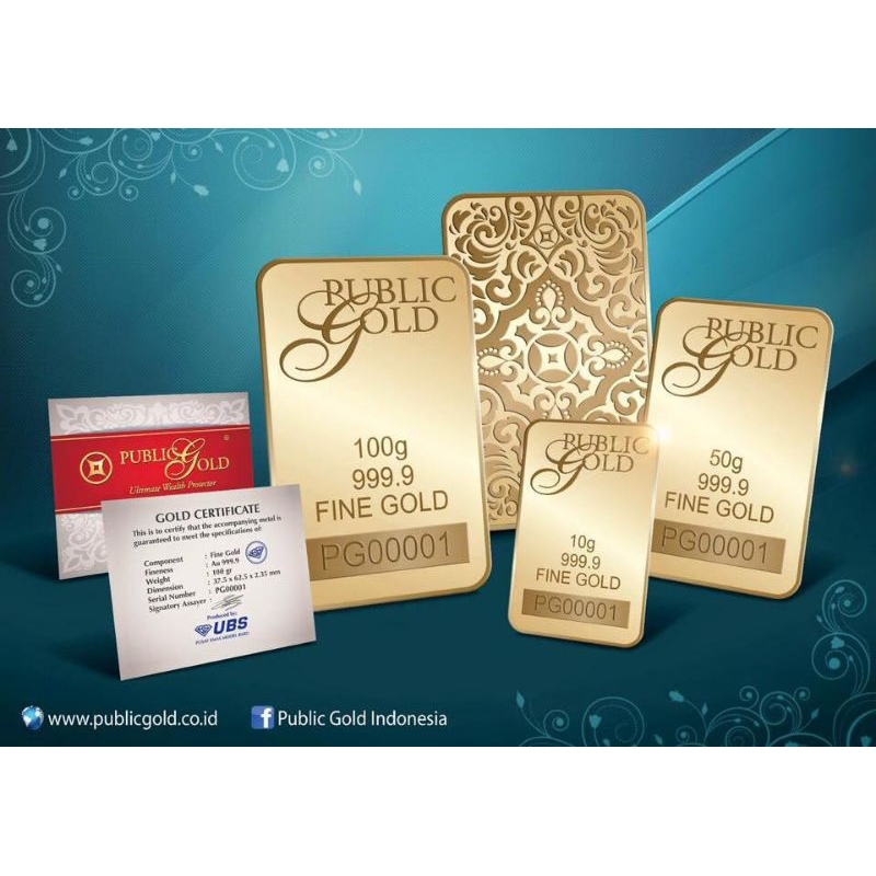 [ PUBLIC GOLD INDONESIA ] Public Gold PG Gold Bar (10 Gram)&hellip;