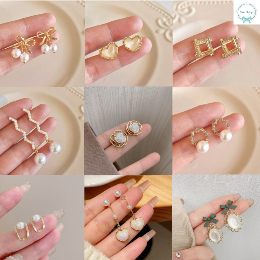 Earring Fashion Korean Style Cute Elegant Earing Subang Telinga [Ready Stock Malaysia]