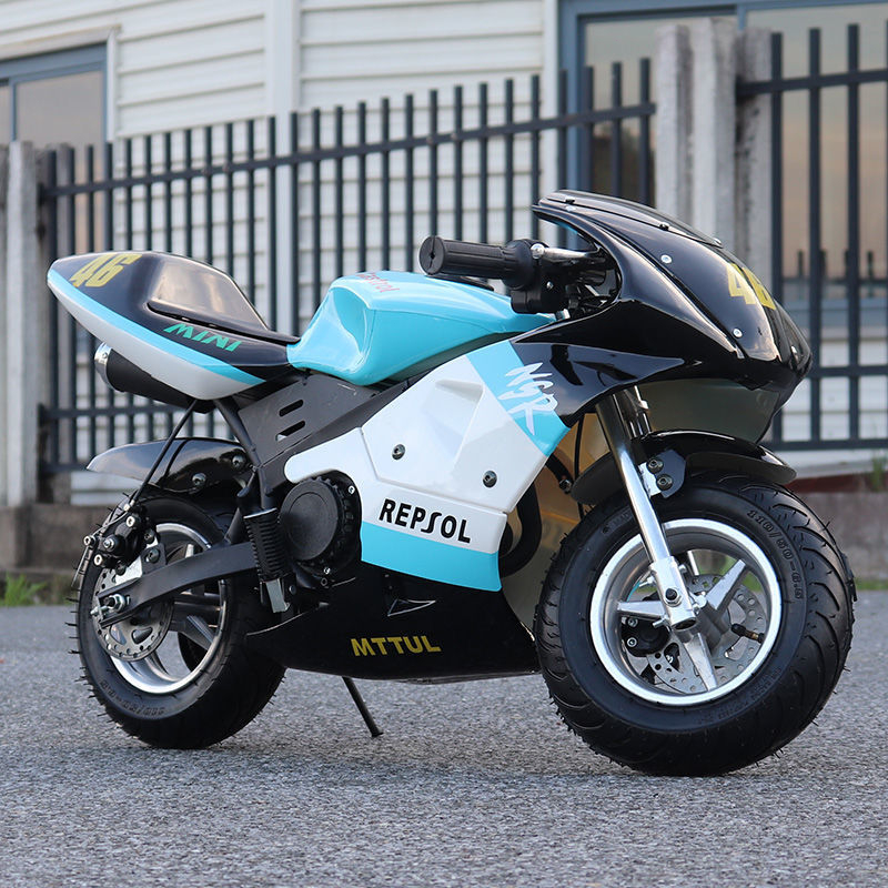 READY STOCK?2025 New Mini Adult Kids Exclusive Motorcycle 49cc moto Pocket Bike Japan Engine Multiple Styles