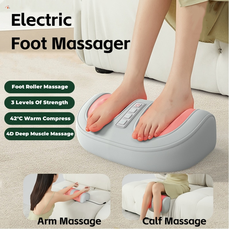 Mini Foot Massager Portable Electric Massager Relaxes Feet and Legs Suitable for Home and Office Use足疗按摩器