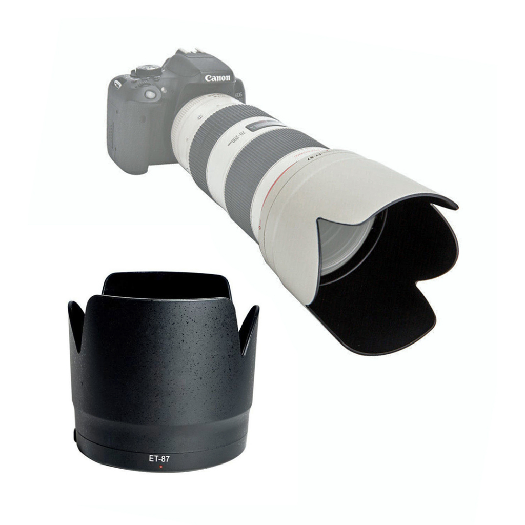 Lens hood ET-87 Tulip-Shape sun hood Hood for Canon EF 70-200mm f/2.8L IS II USM EF 70-200mm f/2.8L IS III USM