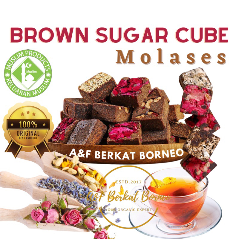 Brown Sugar Cube/ [Muslim Seller]Molasses Drink/ MILKBOOSTER/ ENERGY BOOSTER / 红糖 utk