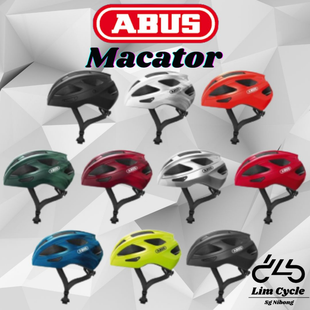 Abus Macator Cycling Helmet (include removable visor)