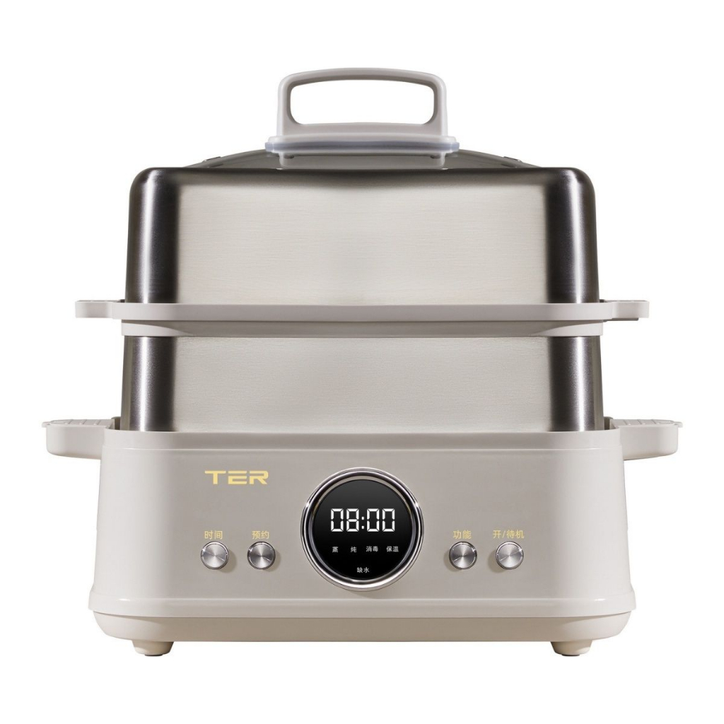 ⭐TER stainless steel electric steamer household multifunctional large capacity steam stewing integrated pot multi-layer