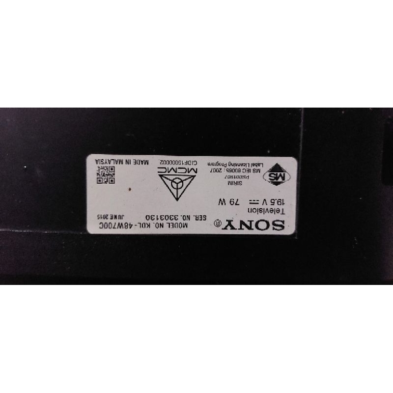 TV SONY KDL-48W700C / Board: 1-894-073-11 / 173532911 / MB: 1-894-336-12 (173543312) / 1-894-792-21 (173566021)