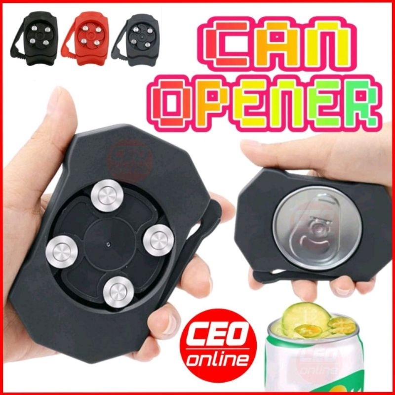 CEO 🇲🇾 Universal Topless Can Opener Canned Opener For Bottle Drinking Beer Kitchen Accesories Edge-Steel Top Openers