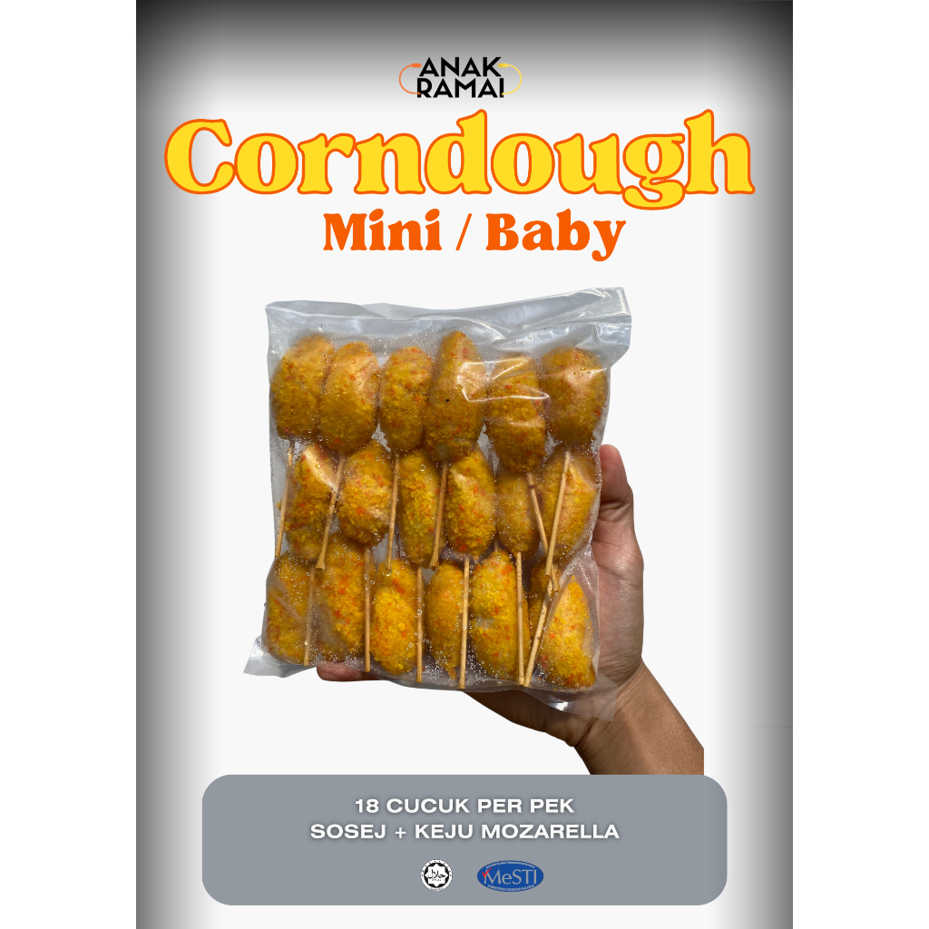 PEK BERBALOI (CORNDOUGH MINI / BABY HALAL) ANAK RAMAI