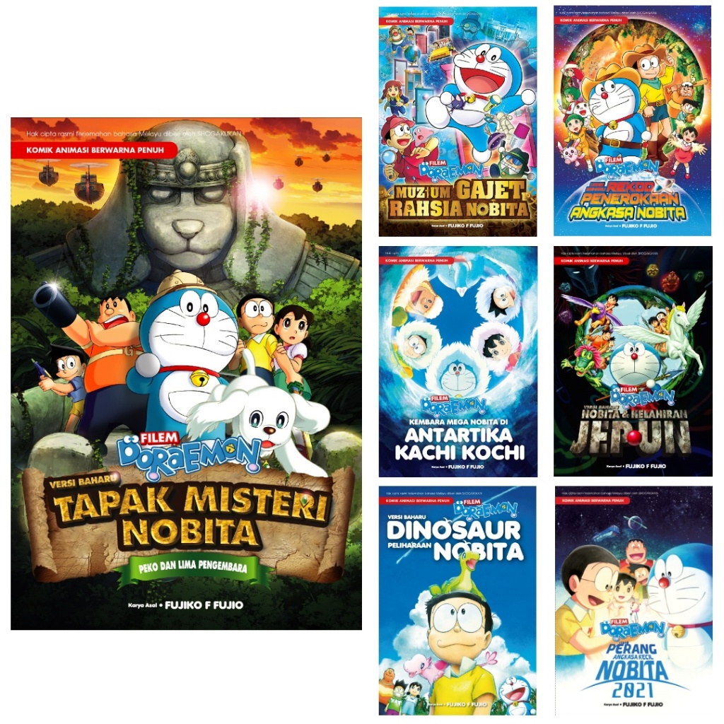 Komik Filem Doraemon (Pelbagai Tajuk) Oleh Fujiko F Fujio (Kulit Lembut) [Komik Berwarna] Ekslusif @ POPULAR