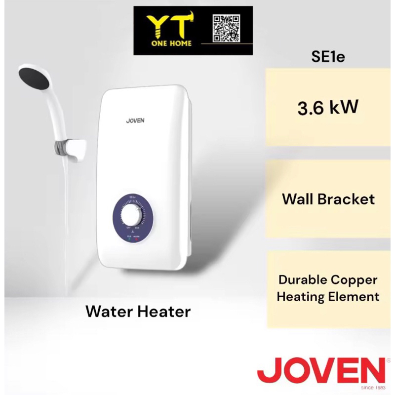 JOVEN SE1e / SE3e  Water Heater SE Series Without Pump With Stepless Electronic Power Control