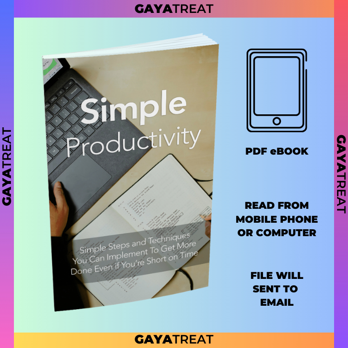 [PDF EBOOK] Simple Productivity eBook Softcopy