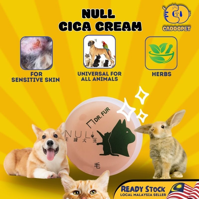 Null Animal DR FUR , Cica Cream for Dog and Cat Sensitive Cream for Dog nullzerowastefactory hillton