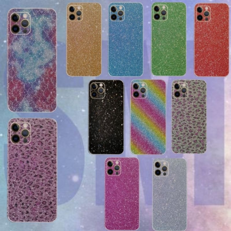 Pocophone F1 Poco F2 F3 GT F4 F5 F6 F7 Ultra K40 M3 M4 Pro M5 M5s M6 M7 5G Blink Shiny Design Back Cover Sticker
