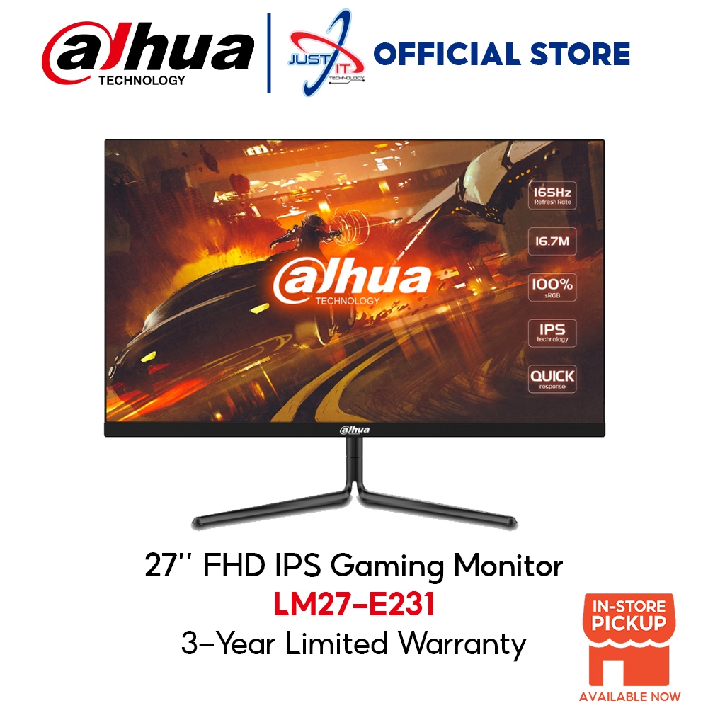 DAHUA LM27-E231 27’’ GAMING MONITOR ( 27" IPS FHD / 1ms / 165Hz / Adaptive sync / HD MI + DP)