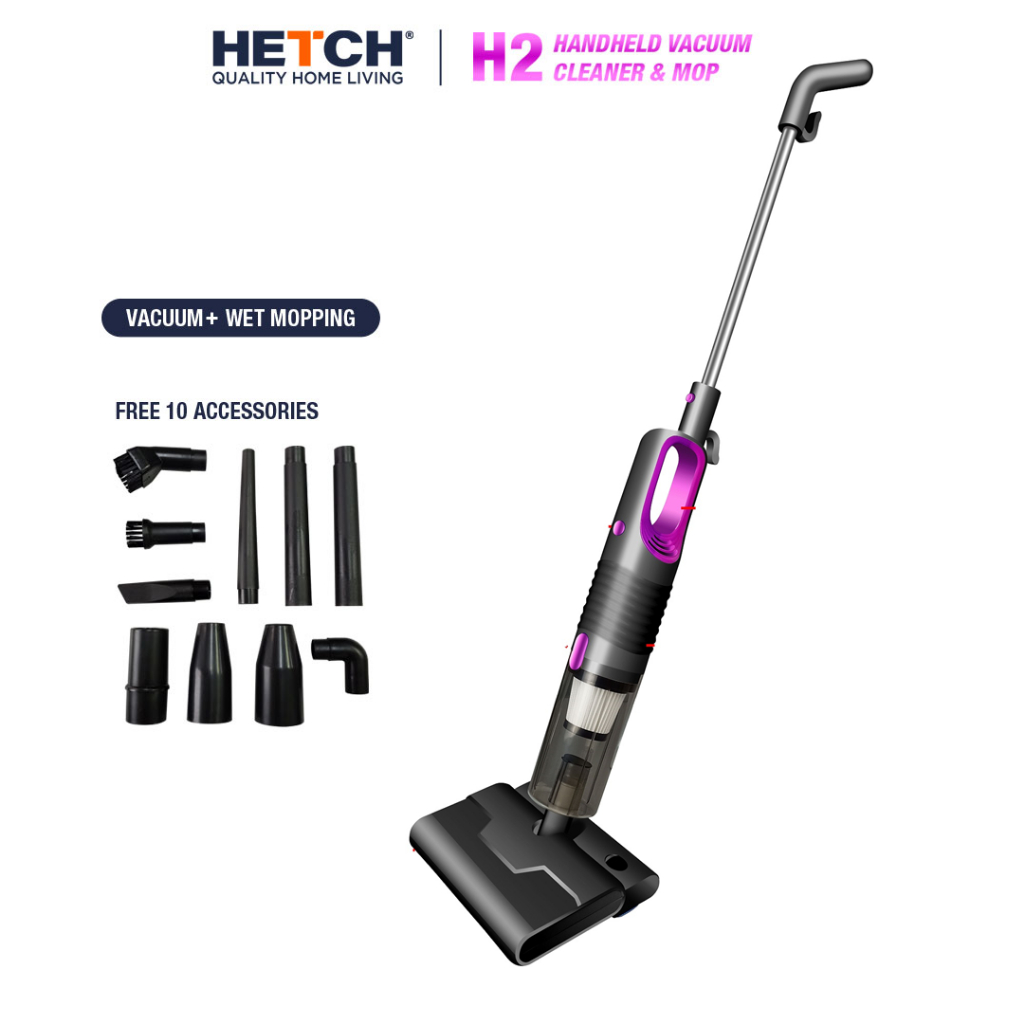 HETCH H2 Handheld Vacuum Cleaner & Mop HVC-1413-HC