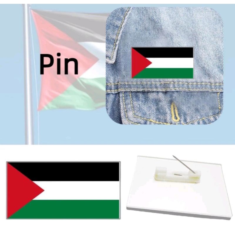 Palestinians Flag Brooch Solidarity Palestine Pin