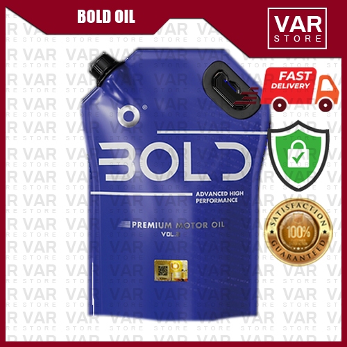 Bold 10w40 4L/3L Semi Synthetic SP Engine Oil Car Lubricant 10w-40 Minyak Hitam Enjin Kereta