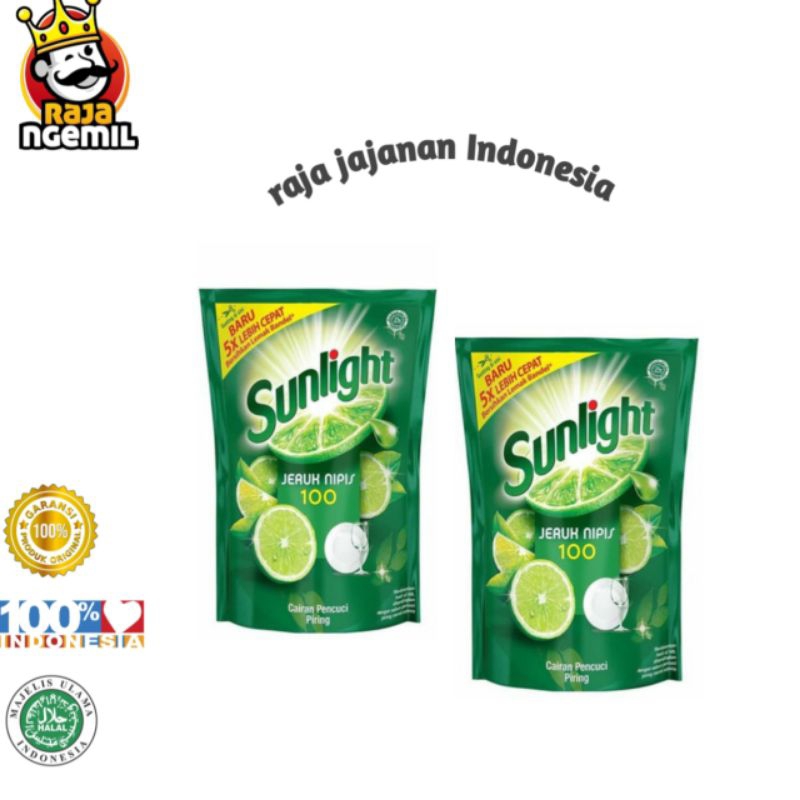 sunlight cuci pinggan/piring pouch ekonomis/jimat 90ml