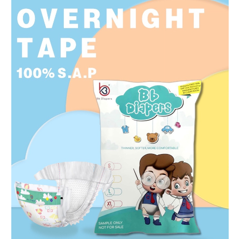 Bb Diapers Tape / Pants / Baby Bear Trial Pack