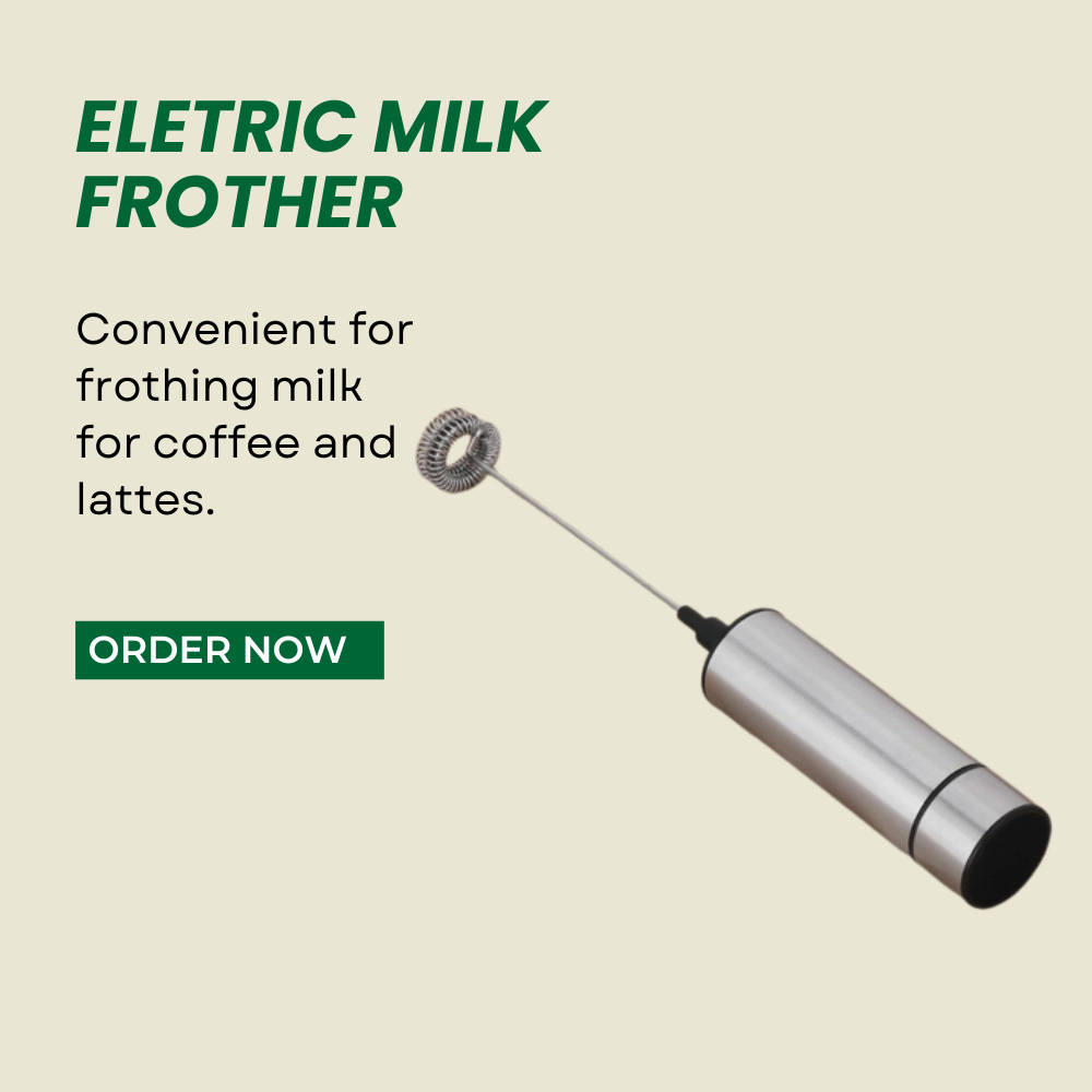 Electric Milk Frother Coffee Latte Maker Tool Pengacau Susu