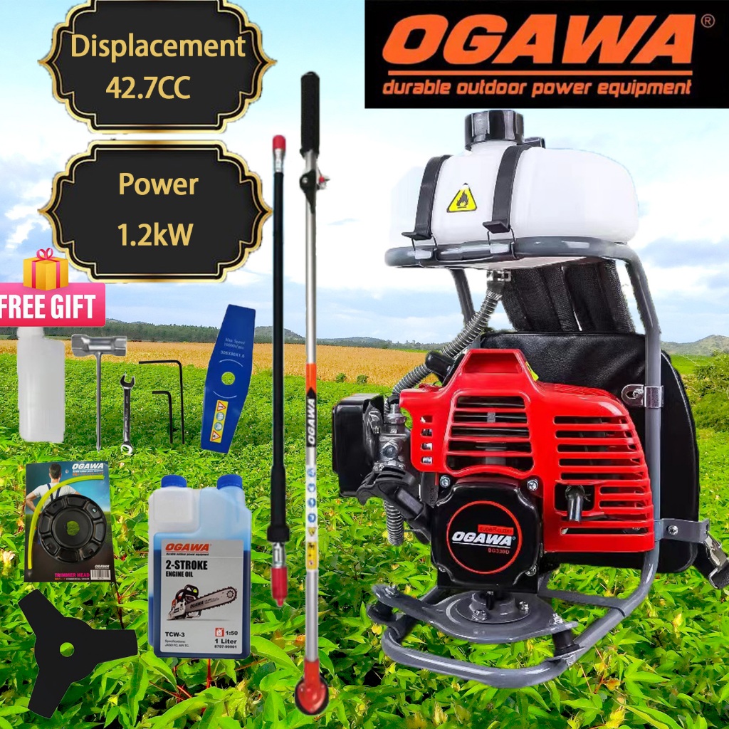 [𝐅𝐫𝐞𝐞 𝐕𝐨𝐮𝐜𝐡𝐞𝐫]Ogawa Brush Cutter BG430 42.7CC 43CC Bg328 Grass Trimmer Grass Cutter Mesin Rumput Potong Rumput